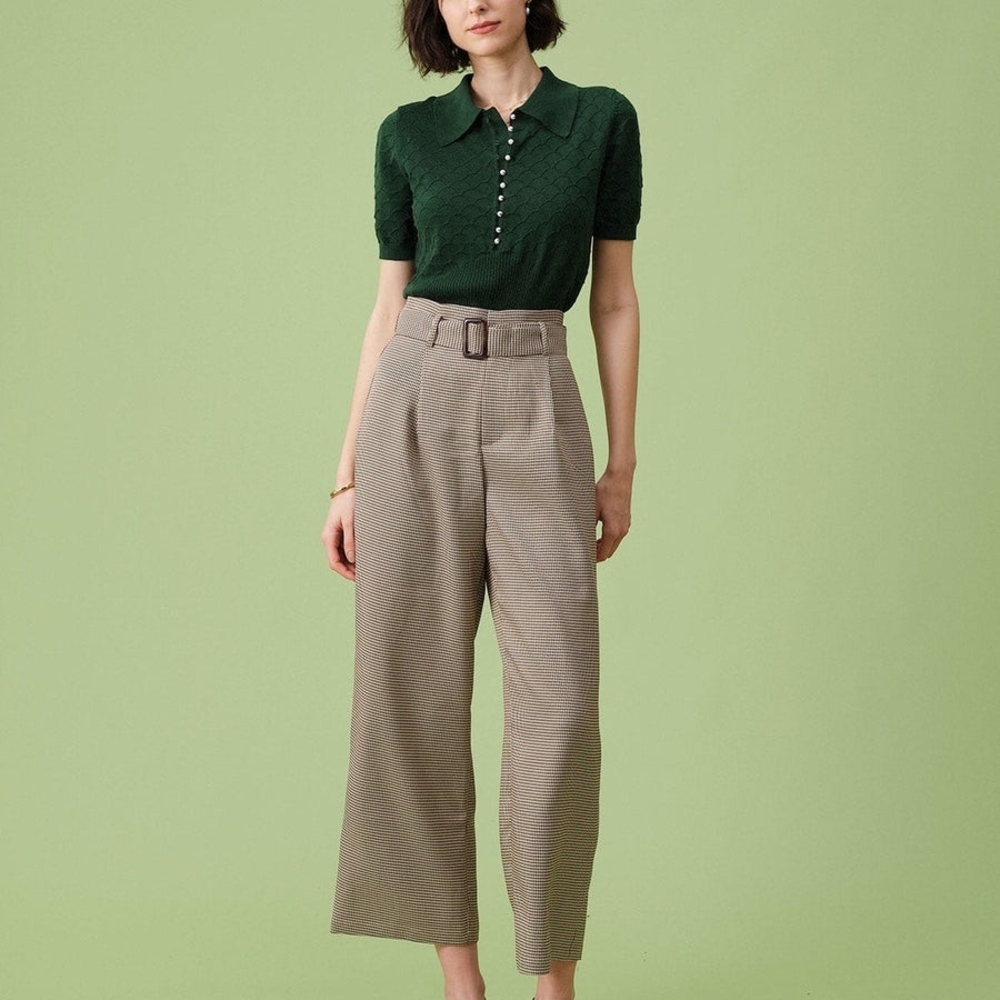 Rihoas Green Sweater Polo